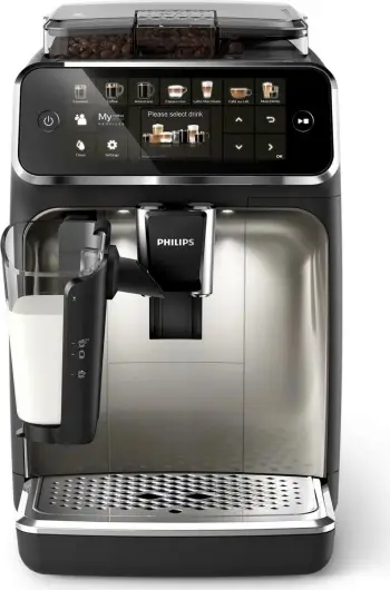 Aparat kafeje Philips 5400 EP5447/90, automatik, 275g, zi/kafe, e zezë