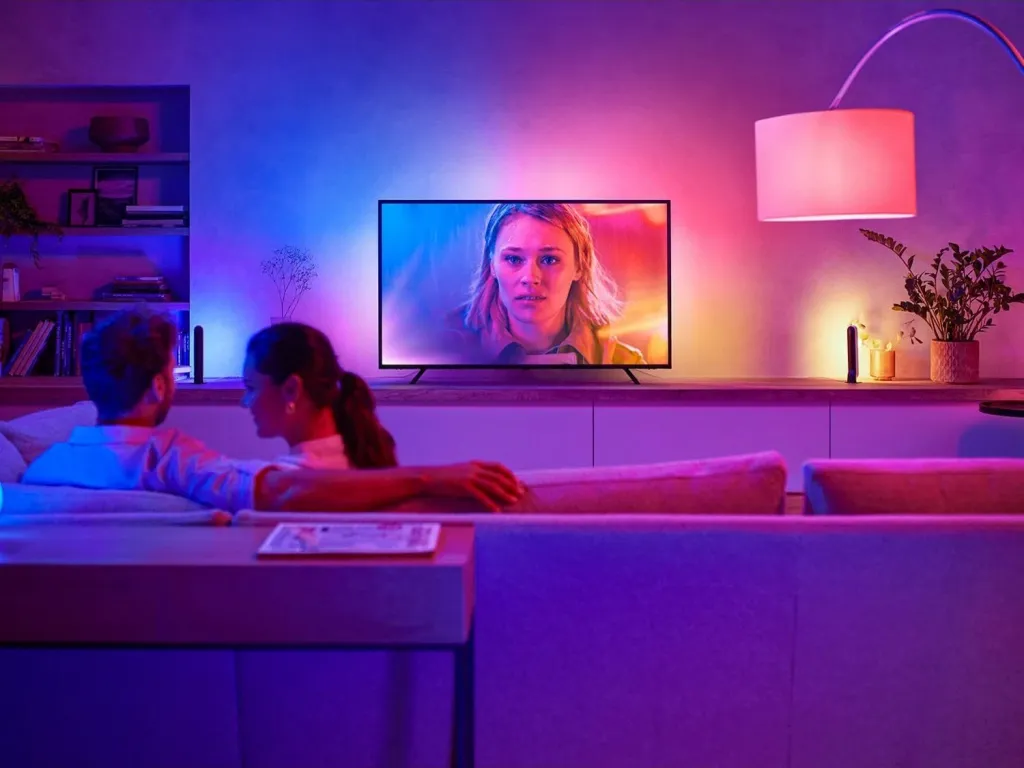 Shirit dritash smart Philips Hue Play Gradient 65 inch, LED, shumëngjyrësh, Bluetooth/Zigbee, silikon, i zi - 8