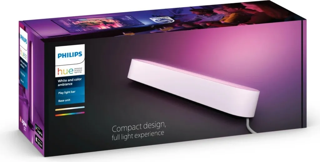 Llambë tavoline Philips Hue 1xPlay RGBW, e bardhë - 10