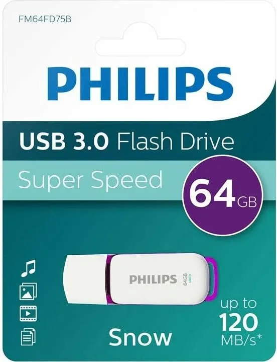 USB Flash 3.0 Philips 64gb - 2