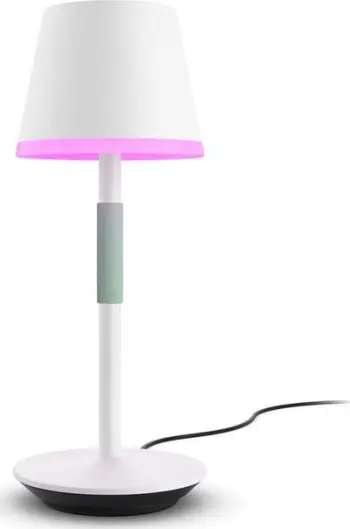 Lampë tavoline Philips Hue Go, portative, RGBW, e bardhë