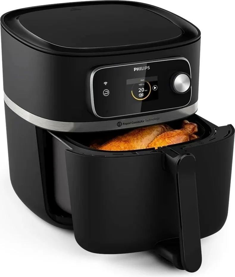 Fritezë me ajër Philips HD9880/90, pa vaj, me termometër, gri - 2