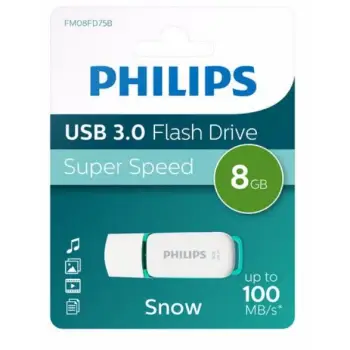 USB stick Philips Snow Edition 8GB, USB 3.0, spring green