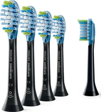 Koka e furçës Philips Sonicare C3 Premium Plaque Defence, 5 copë, e zezë