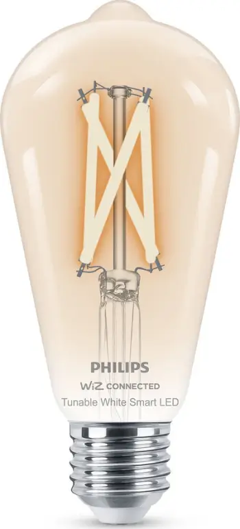 Llambë inteligjente Philips Philips Smart ST64 E27, LED 60W, dimmable, e bardhë e ftohtë dhe e ngrohtë