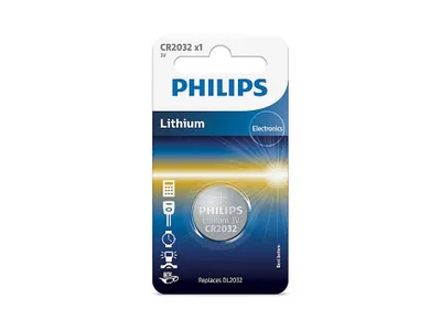 Bateri Philips CR2032/01B, mini lithium / 1 - 1