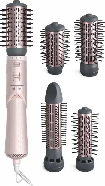 Furçë ajri e nxehtë Philips 7000 BHA735/00, 1000 W, Rozë