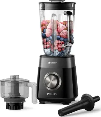 Blender tavoline Philips HR3032/00, 1200W, enë qelqi 2L, i zi