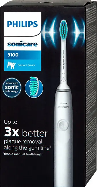 Furçë dhëmbësh elektrike, Philips, 3100 Series HX3671/13, e bardhë