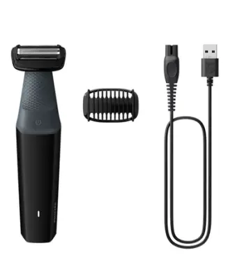 Trimer Philips Bodygroom 3000 BG3017/01, ngjyrë gri-e zezë