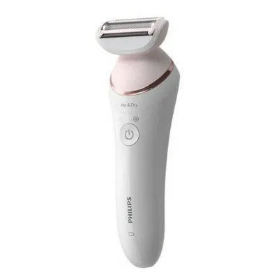 Epilator, Philips BRE730/10 8000 Series, Wet & Dry, set me aksesorë, e bardhë - 1