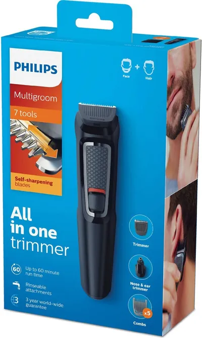 Trimmer Philips Multigroom MG3720/15, i zi - 3