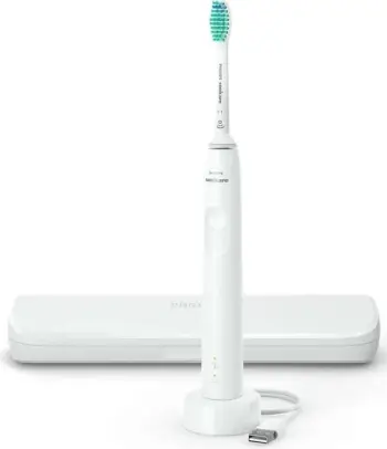 Brushë elektrike Philips Sonicare 3100 HX3673, e bardhë