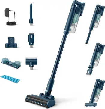 Fshesë elektrike Philips 5000 XC5141/01, pa qese, me bateri, Jeshile