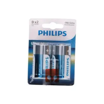 Bateri Philips ExtremeLife D +, alkaline, 2 copë