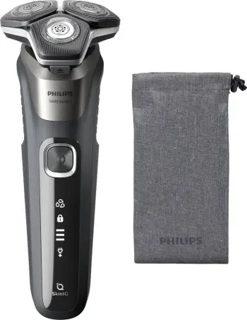 Makinë rroje Philips SHAVER Series 5000 S5887/10, Elektrike, Gri
