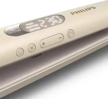 Heqës i drejtë për flokët Philips SenseIQ BHS838/00, ngjyrë bezh