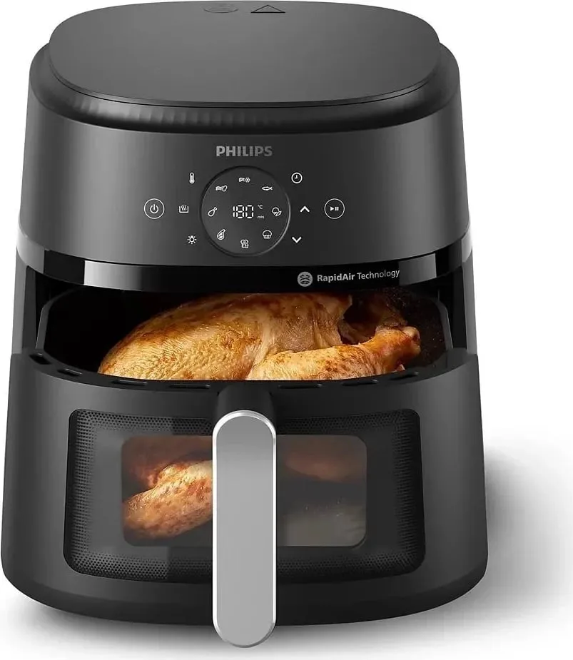 Airfryer Philips 2000 series NA231/00, 6.2 L, Argjendtë - 3