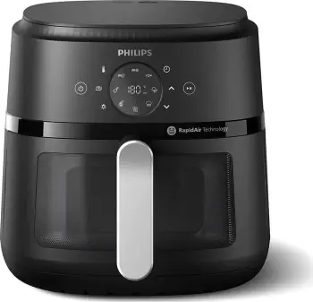 Airfryer Philips 2000 series NA231/00, 6.2 L, Argjendtë