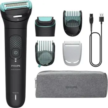Makinë rroje trupore Philips BG7470/15, 7000 Series, 4 shtojca, e zezë