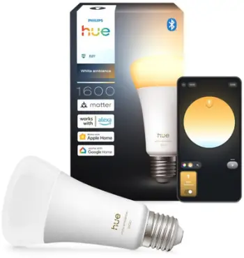 Llambë LED Philips Hue White Ambiance, E27, 11.8W 1600 lm, e bardhë
