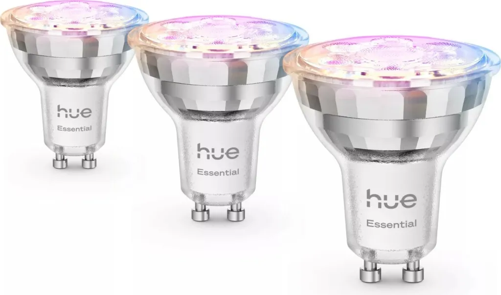 Set llambash smart Philips Hue Essential WCA 345, GU10, me ngjyra, E27 - 1