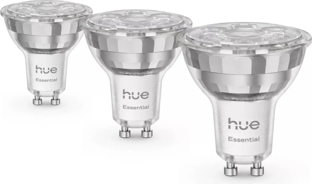 Set llambash smart Philips Hue Essential WCA 345, GU10, me ngjyra, E27 - 2