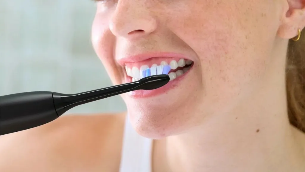 Koka furçe dhëmbësh Philips Sonicare S2 Sensitive, set 2 copë, të bardha - 3