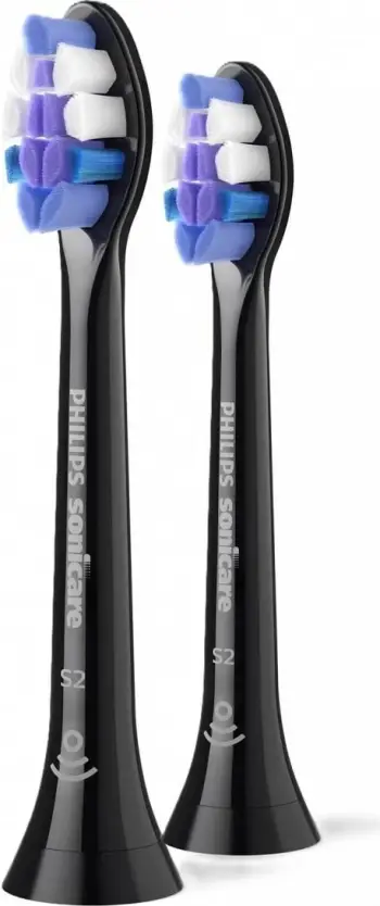 Koka furçe dhëmbësh Philips Sonicare S2 Sensitive, set 2 copë, të bardha