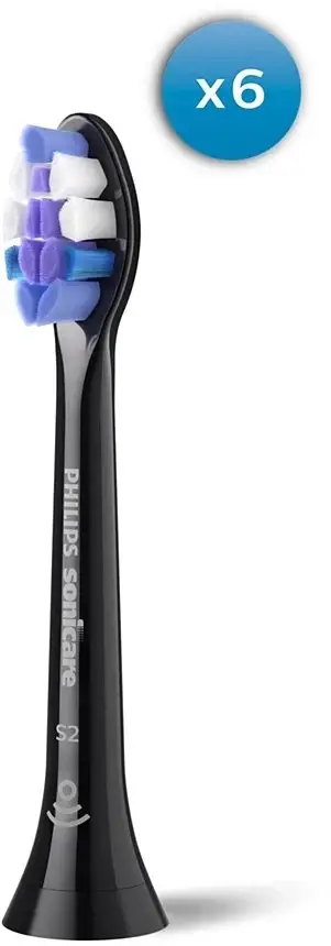 Koka furçe dhëmbësh Philips Sonicare HX6056/88, set 6 copë, Sensitive, e bardhë