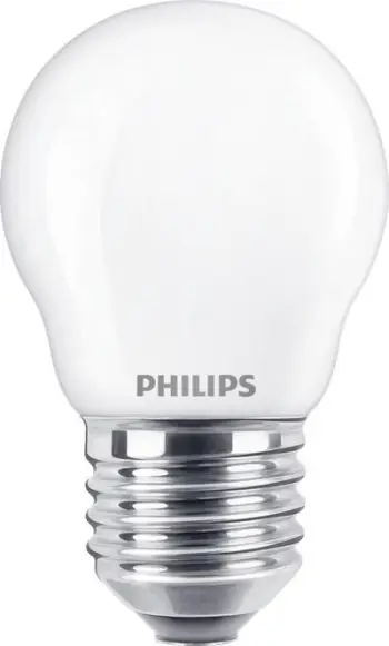 Llambë LED Philips, E27, 2.2W 250lm 2700K, e bardhë