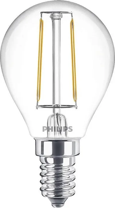 Llambë LED Philips Classic, E14, 2W 250lm 2700K, e bardhë e ngrohtë - 1