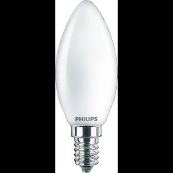 Llambë LED Philips E14, 4.3W, 470lm, 2700K