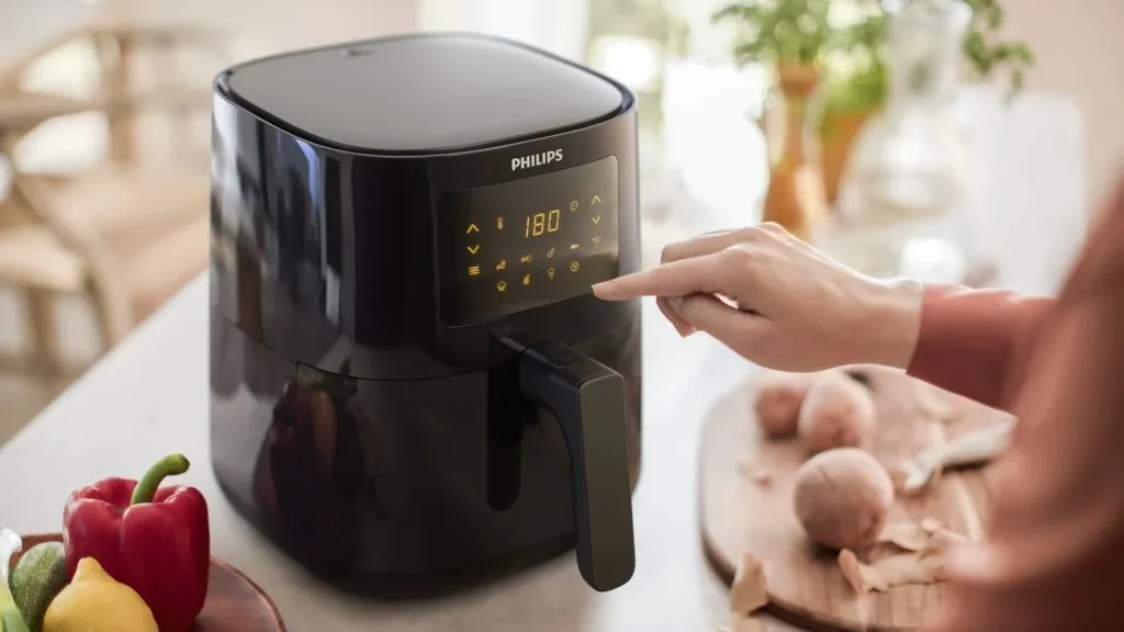 Fritezë ajri Philips HD9252/90, 4 litra, e zezë - 7