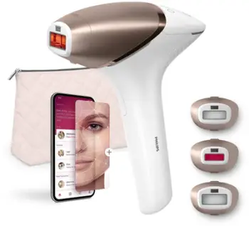 Epilator IPL, Philips, Lumea BRI973/00 SenseIQ, 450,000 pulsime drite, pa kabllo, 3 koka, me aplikacion SkinAI