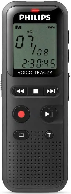 Regjistrues zëri Philips DVT1160, i zi - 1