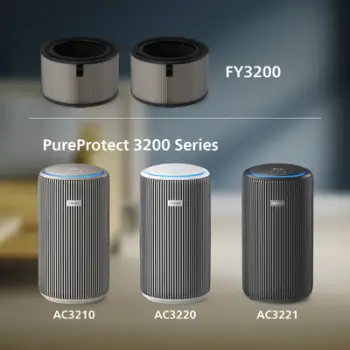 Filtër HEPA për pastrues ajri Philips FY3200/30 PureProtect, për seria 3200, gri
