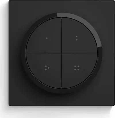 Ndërprerës inteligjent Philips Hue Tap Dial, me rrotullim, i zi - 2