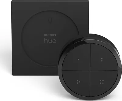 Ndërprerës inteligjent Philips Hue Tap Dial, me rrotullim, i zi - 3