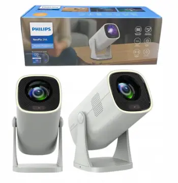 Projektor Philips NeoPix 244, Full HD 1080p, Wi-Fi 6, gri