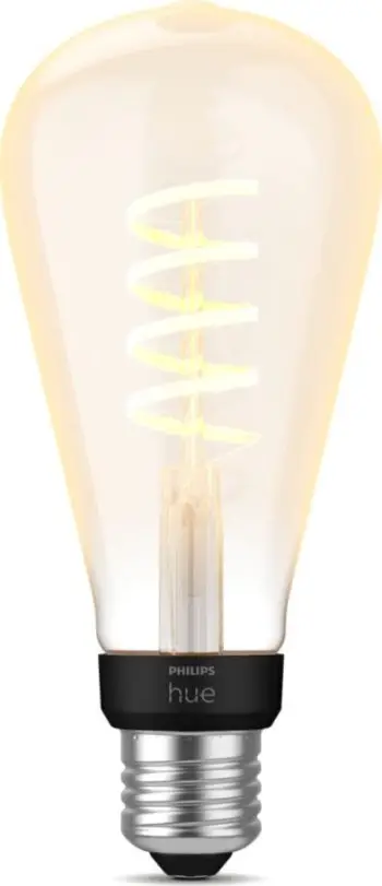 Llambë smart Philips Hue White Ambiance Filament ST72 Edison, E27, LED, e bardhë e ngrohtë në të ftohtë