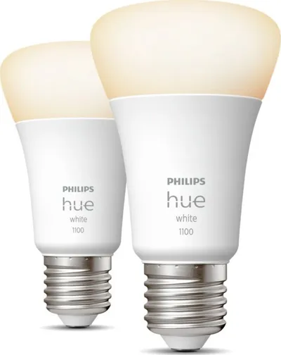 Poç Philips Hue White 9.5W 1100lm E27, 2 copë - 1