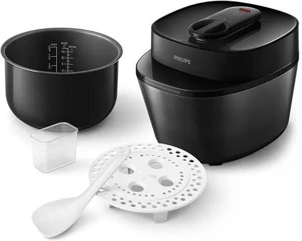 Tenxhere multicooker Philips HD2151/40, 1000W, funksion nisje e vonuar, e bardhë - 5