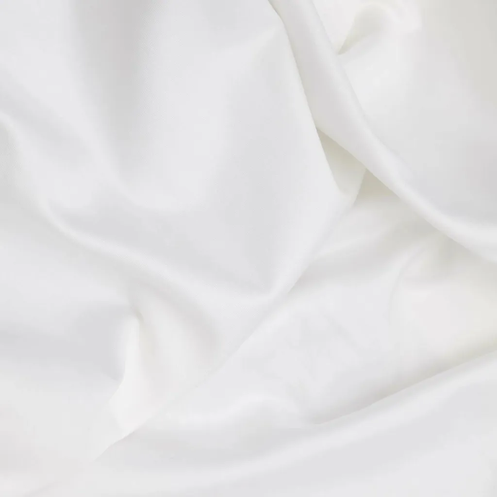 Çarçaf i vogël i shtrënguar, saten, ngjyrë e bardhë, L'essentiel - 2