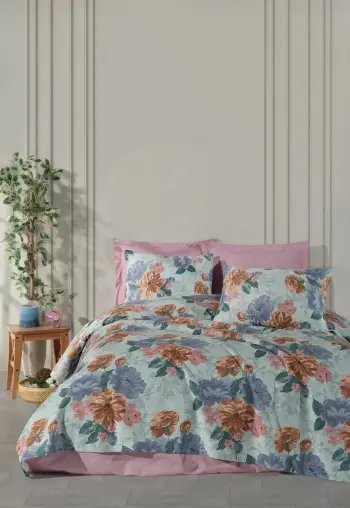 Set piké dopio, ngjyrë e gjelbër, L'essentiel