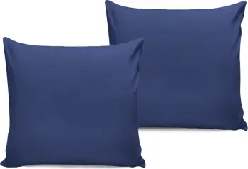Set këllëfësh jastëku (2 copë), ngjyrë blu, L'essentiel, 80x80cm
