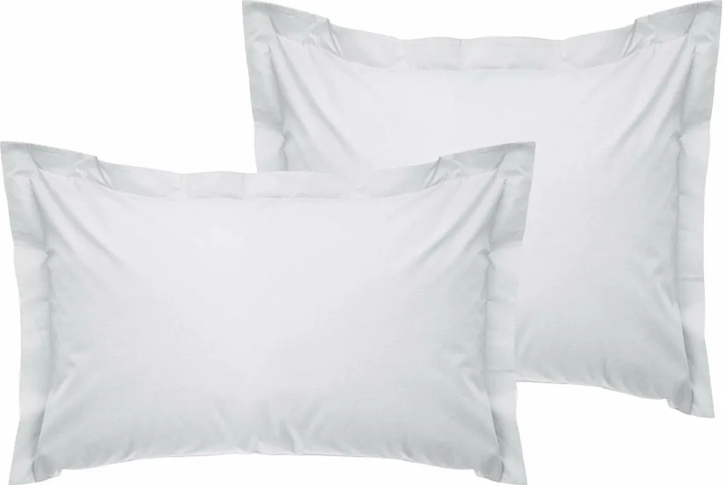 Set jastëkësh Oxford satin, 2 copë, ngjyrë e bardhë - 1