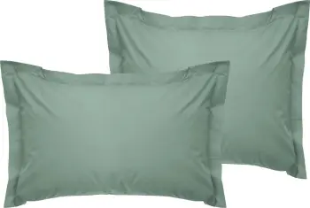 Set jastëkësh Oxford (2 copë), ngjyrë e gjelbër, L'essentiel, 80x80+5cm