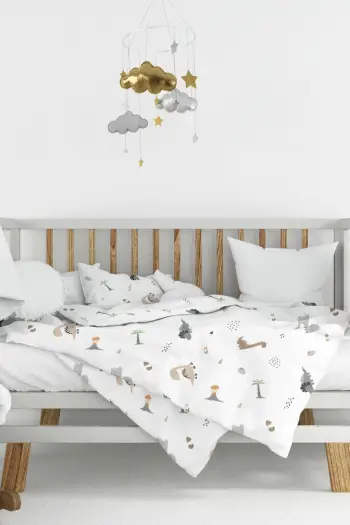 Set mbulesë për batanije për bebe, Ranforce, Dinozor