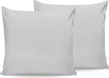 Set jastëkësh Oxford (2 copë), ngjyrë gri, L'essentiel, 60x60+5cm